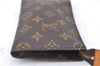 Authentic LOUIS VUITTON Monogram Pouch For Bucket PM LV 7623C