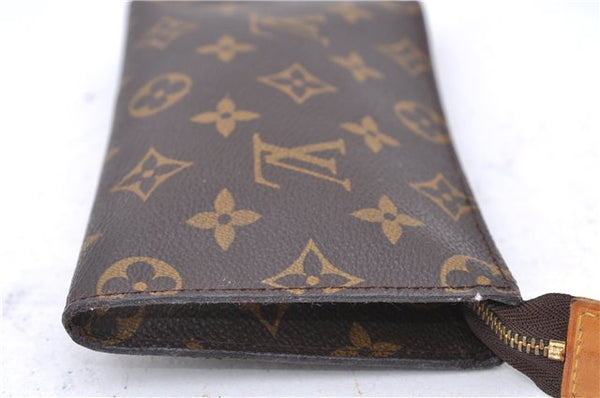 Authentic LOUIS VUITTON Monogram Pouch For Bucket PM LV 7623C