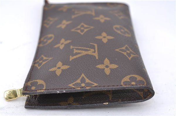 Authentic LOUIS VUITTON Monogram Pouch For Bucket PM LV 7623C