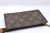 Authentic LOUIS VUITTON Monogram Pouch For Bucket PM LV 7623C