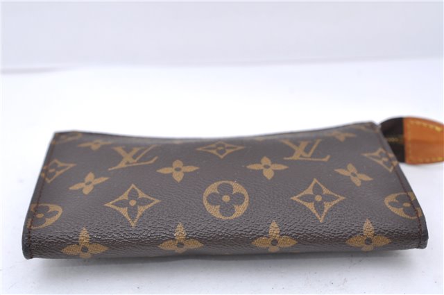 Authentic LOUIS VUITTON Monogram Pouch For Bucket PM LV 7623C