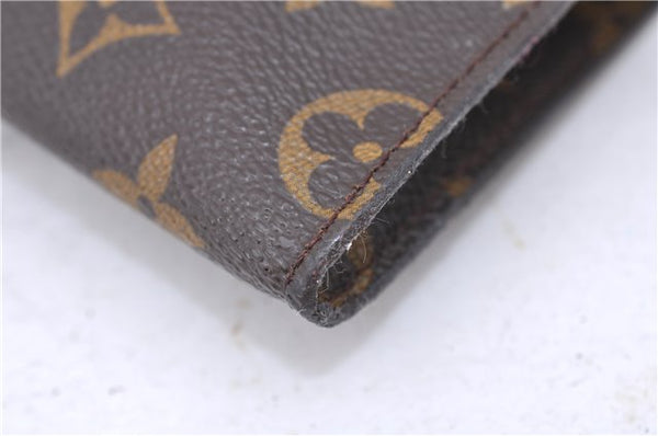 Authentic LOUIS VUITTON Monogram Pouch For Bucket PM LV 7623C