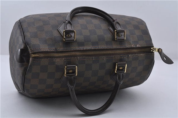 Authentic LOUIS VUITTON Damier Speedy 30 Hand Bag Purse N41364 LV 7624C