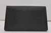 Authentic Louis Vuitton Epi Arts Deco Clutch Hand Bag Black M52632 LV 7626I