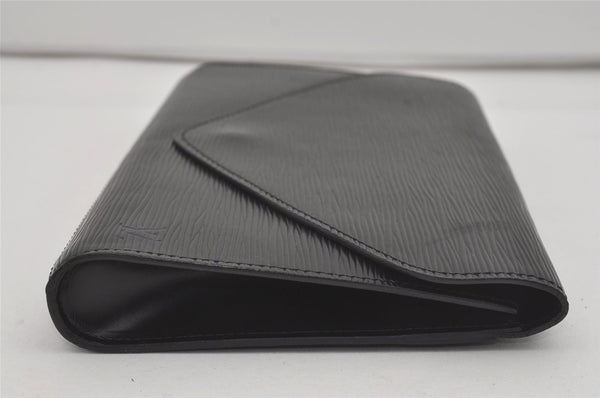 Authentic Louis Vuitton Epi Arts Deco Clutch Hand Bag Black M52632 LV 7626I