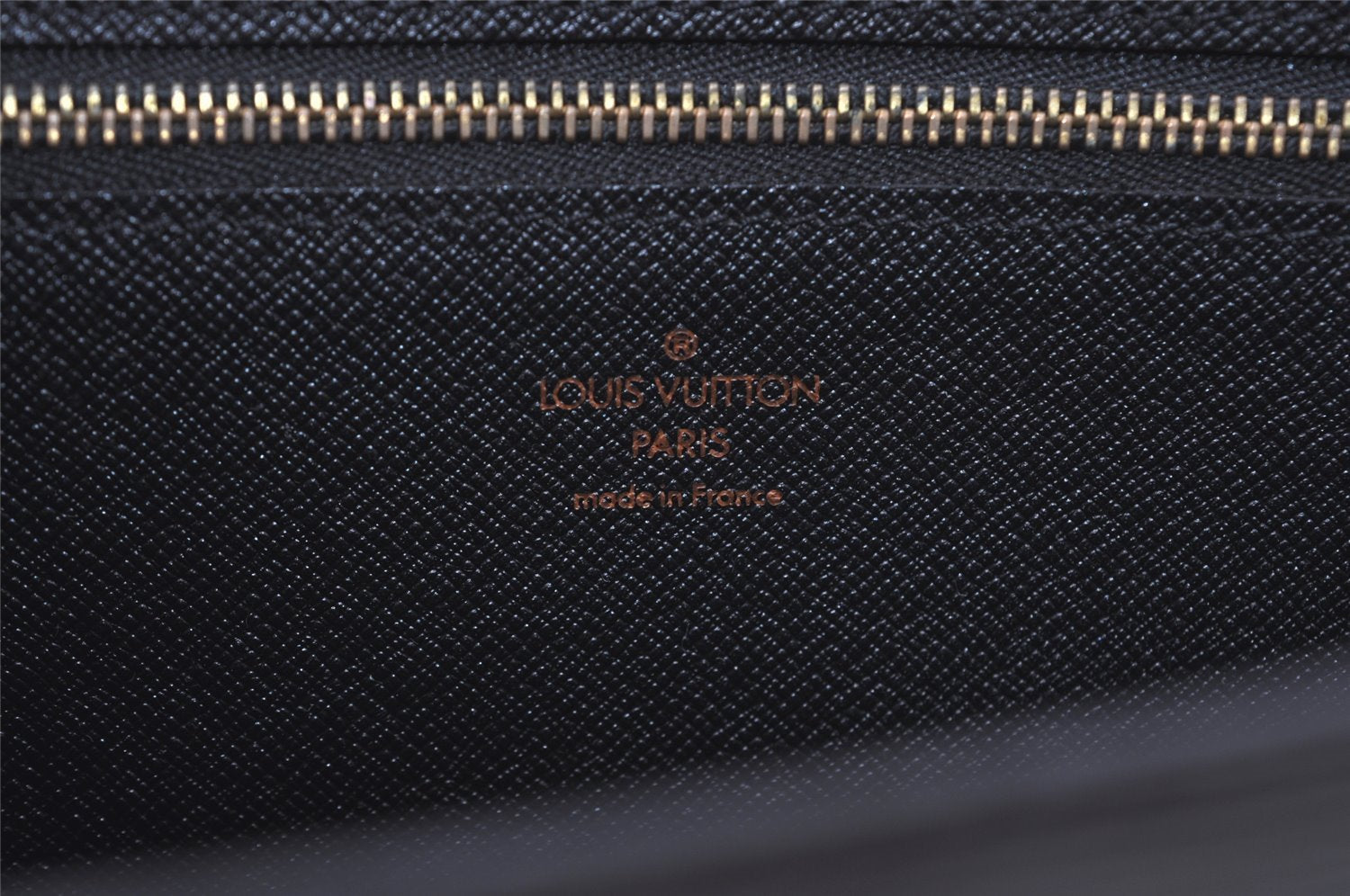 Authentic Louis Vuitton Epi Arts Deco Clutch Hand Bag Black M52632 LV 7626I