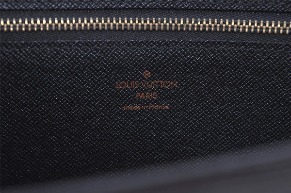 Authentic Louis Vuitton Epi Arts Deco Clutch Hand Bag Black M52632 LV 7626I