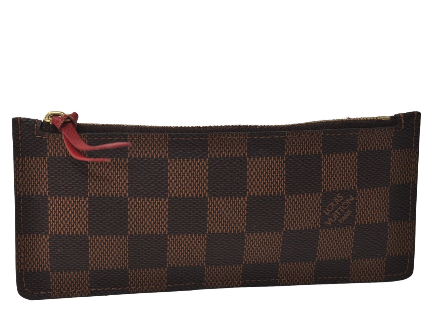 Authentic Louis Vuitton Damier Pouch For Portefeuille Josephine LV 7627D