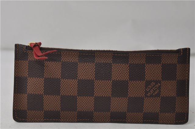 Authentic Louis Vuitton Damier Pouch For Portefeuille Josephine LV 7627D