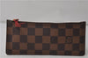 Authentic Louis Vuitton Damier Pouch For Portefeuille Josephine LV 7627D
