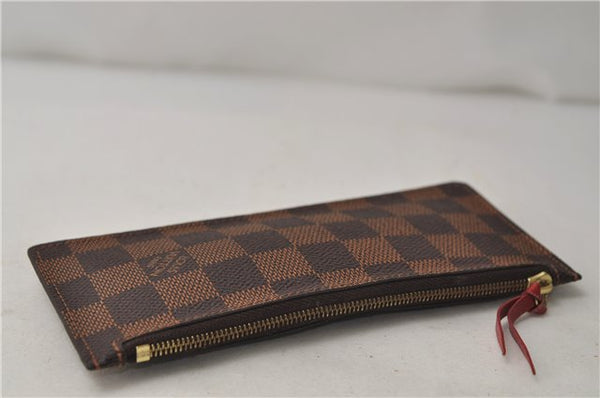 Authentic Louis Vuitton Damier Pouch For Portefeuille Josephine LV 7627D