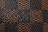 Authentic Louis Vuitton Damier Pouch For Portefeuille Josephine LV 7627D