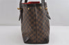 Authentic Louis Vuitton Damier Hampstead MM Shoulder Tote Bag N51204 LV 7627I