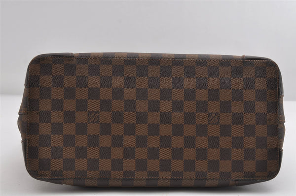 Authentic Louis Vuitton Damier Hampstead MM Shoulder Tote Bag N51204 LV 7627I