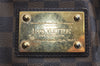 Authentic Louis Vuitton Damier Hampstead MM Shoulder Tote Bag N51204 LV 7627I