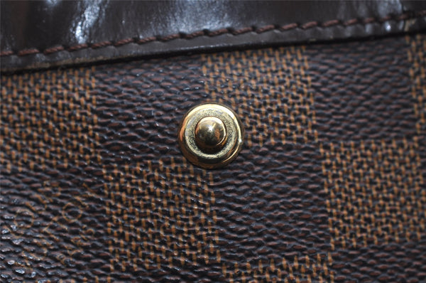 Authentic Louis Vuitton Damier Hampstead MM Shoulder Tote Bag N51204 LV 7627I