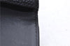 Authentic CHANEL Caviar Skin CoCo Mark Bifold Wallet Purse Black 7628D