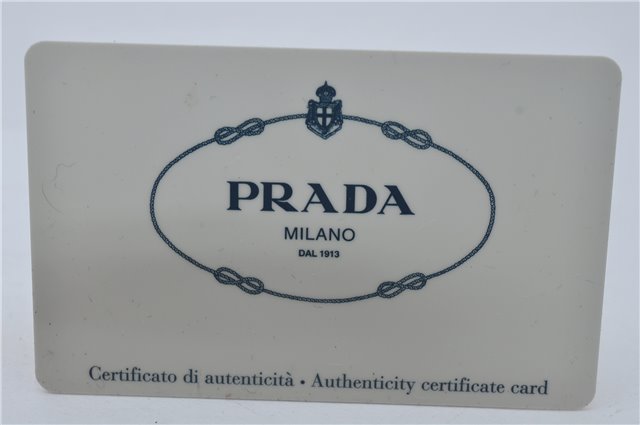 Authentic PRADA Saffiano Metal Leather Bifold Wallet Purse 1M0523 Ivory 7629D