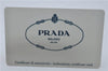 Authentic PRADA Saffiano Metal Leather Bifold Wallet Purse 1M0523 Ivory 7629D