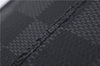 Auth Louis Vuitton Damier Graphite Portefeuille Accordeon Wallet N60023 LV 7630D