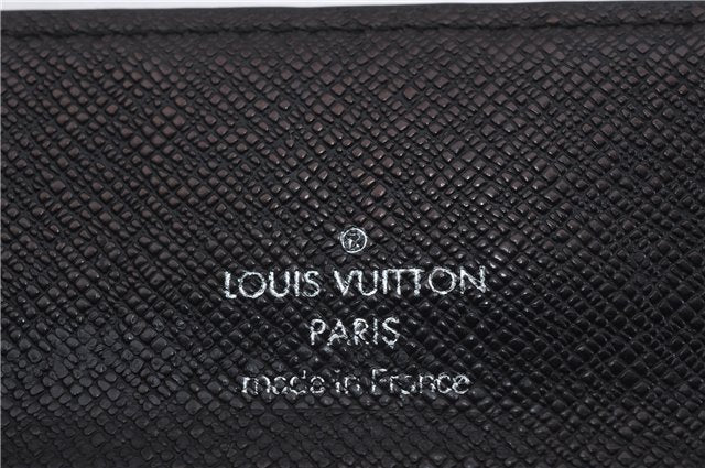 Auth Louis Vuitton Damier Graphite Portefeuille Accordeon Wallet N60023 LV 7630D