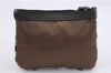 Authentic BURBERRY Vintage Nylon Leather Shoulder Tote Bag Brown 7631D