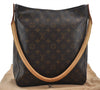 Authentic Louis Vuitton Monogram Looping GM Shoulder Bag M51145 LV 7635E