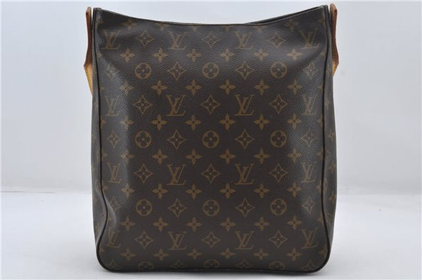 Authentic Louis Vuitton Monogram Looping GM Shoulder Bag M51145 LV 7635E
