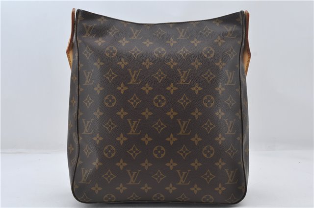 Authentic Louis Vuitton Monogram Looping GM Shoulder Bag M51145 LV 7635E