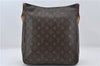 Authentic Louis Vuitton Monogram Looping GM Shoulder Bag M51145 LV 7635E