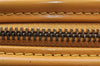 Authentic Louis Vuitton Epi Cannes Cosmetic Hand Bag Yellow M48039 LV 7635I