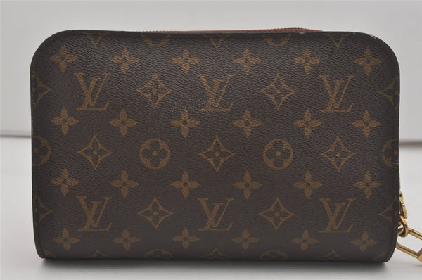 Authentic Louis Vuitton Monogram Orsay Clutch Hand Bag Purse M51790 LV 7637I