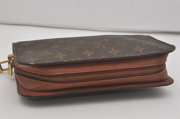 Authentic Louis Vuitton Monogram Orsay Clutch Hand Bag Purse M51790 LV 7637I