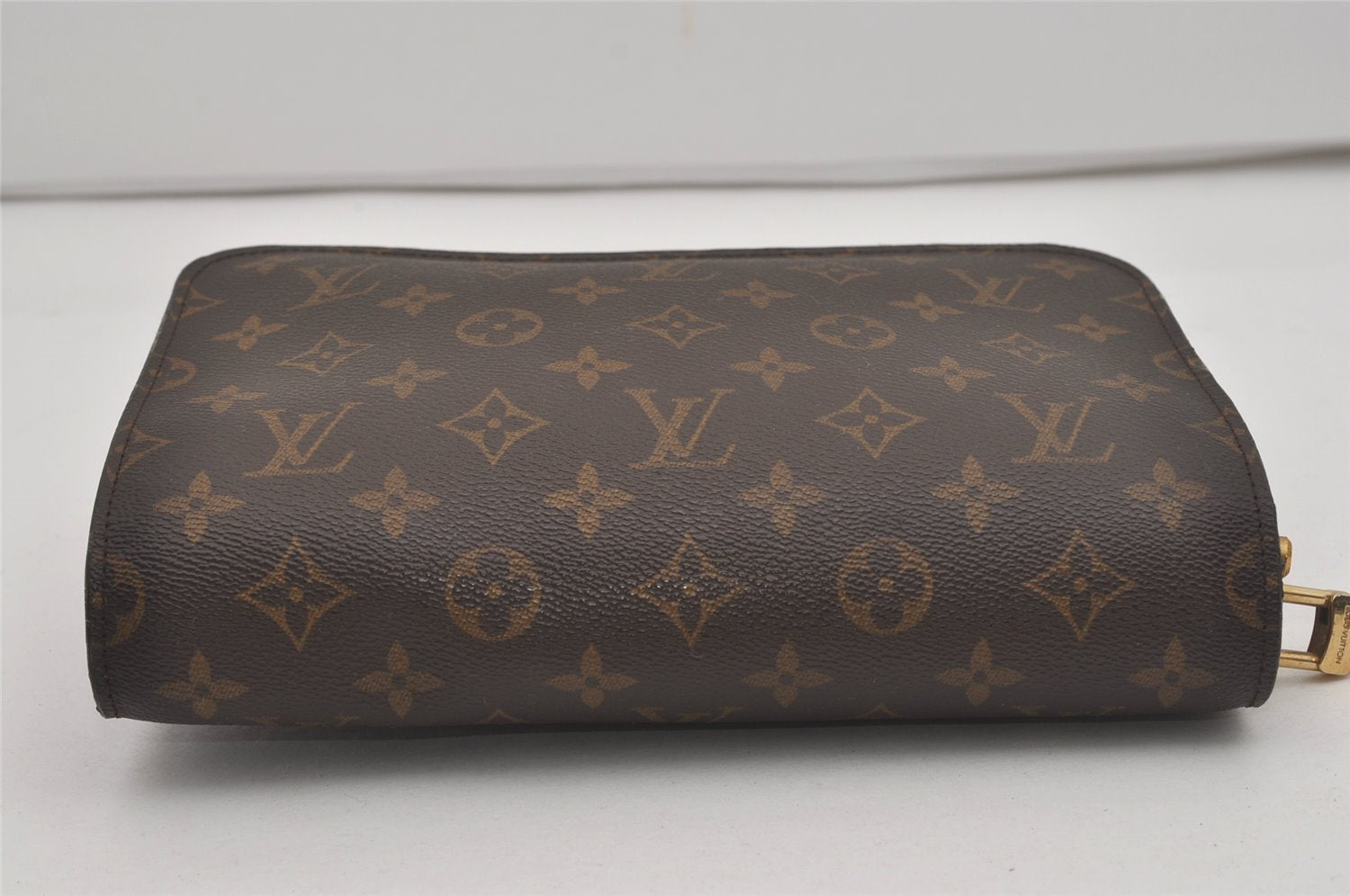 Authentic Louis Vuitton Monogram Orsay Clutch Hand Bag Purse M51790 LV 7637I