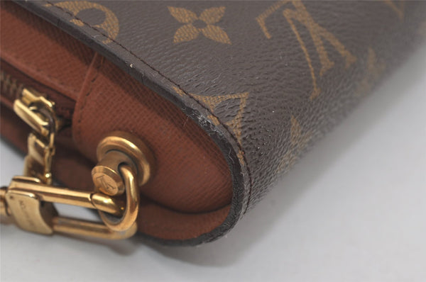 Authentic Louis Vuitton Monogram Orsay Clutch Hand Bag Purse M51790 LV 7637I