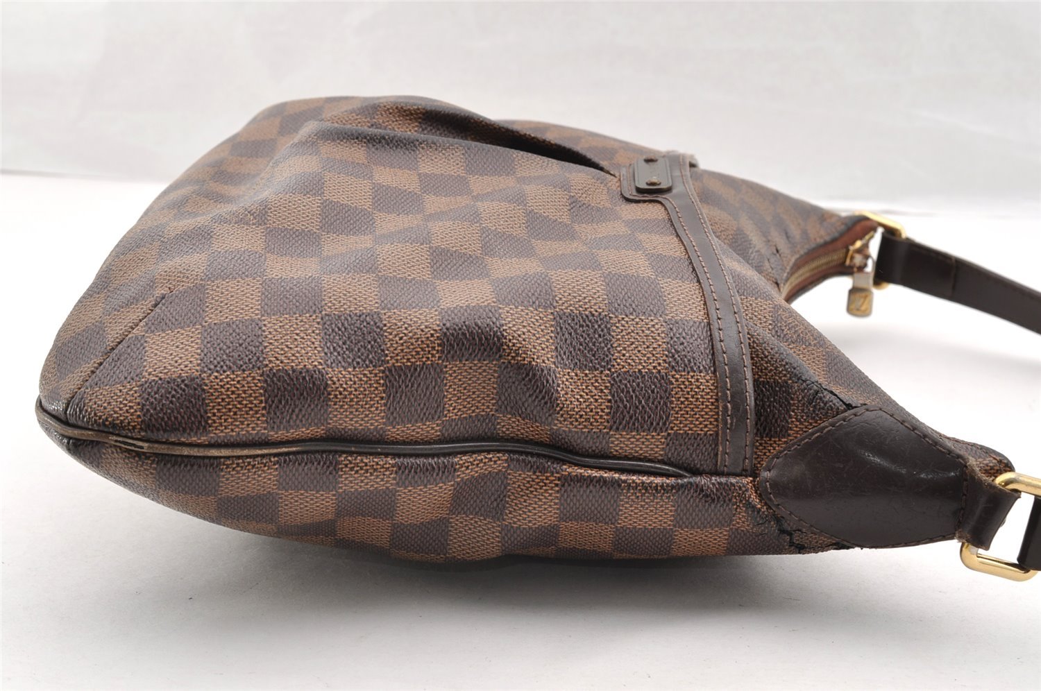 Authentic Louis Vuitton Damier Bloomsbury PM Shoulder Bag N42251 Junk LV 7638I
