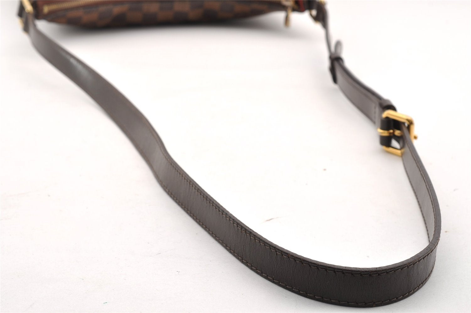 Authentic Louis Vuitton Damier Bloomsbury PM Shoulder Bag N42251 Junk LV 7638I