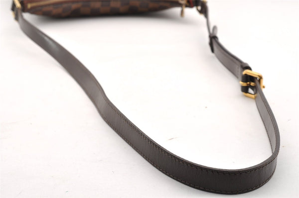 Authentic Louis Vuitton Damier Bloomsbury PM Shoulder Bag N42251 Junk LV 7638I