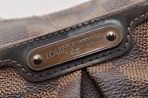 Authentic Louis Vuitton Damier Bloomsbury PM Shoulder Bag N42251 Junk LV 7638I