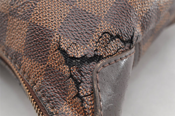 Authentic Louis Vuitton Damier Bloomsbury PM Shoulder Bag N42251 Junk LV 7638I