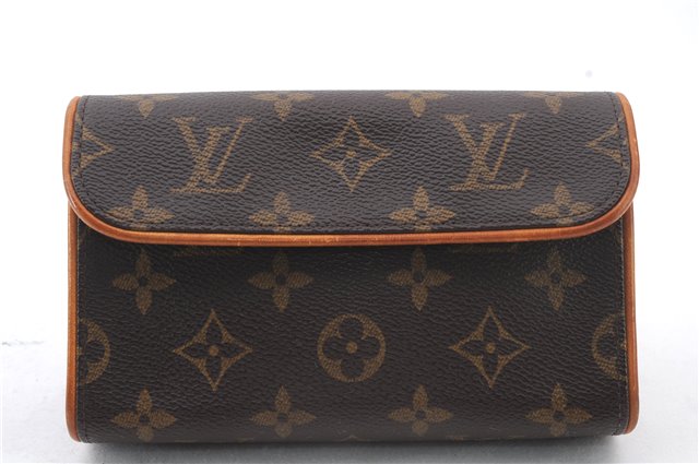 Auth LOUIS VUITTON Monogram Pochette Florentine Pouch Clutch Bag M51855 LV 7640C