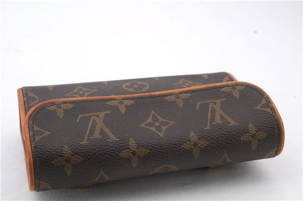 Auth LOUIS VUITTON Monogram Pochette Florentine Pouch Clutch Bag M51855 LV 7640C