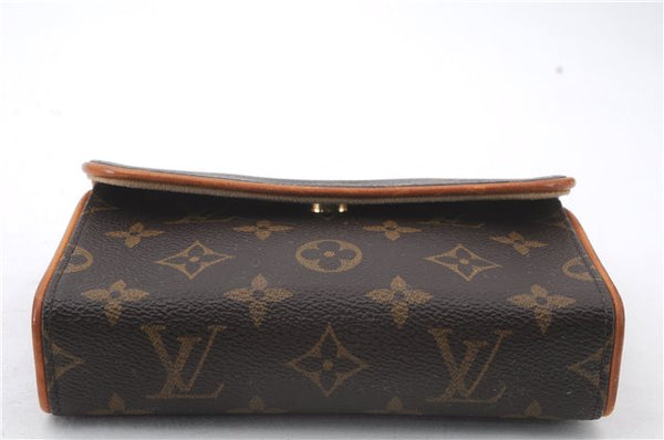 Auth LOUIS VUITTON Monogram Pochette Florentine Pouch Clutch Bag M51855 LV 7640C