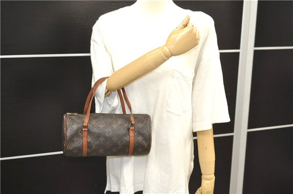 Authentic Louis Vuitton Monogram Papillon 26 Hand Bag Old Model LV 7640D