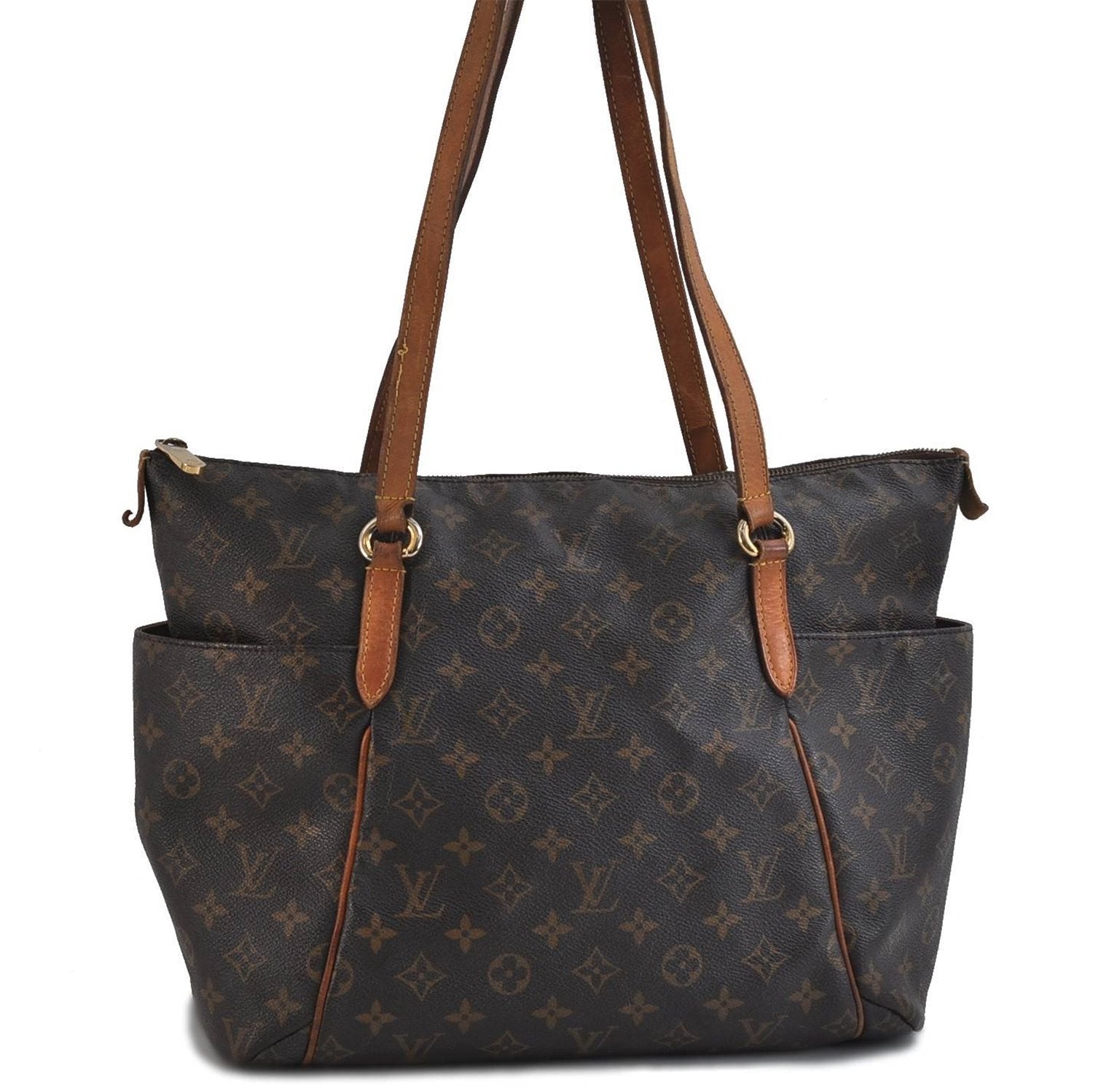 Authentic LOUIS VUITTON Monogram Totally MM Shoulder Tote Bag M41015 LV 7641C