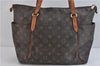 Authentic LOUIS VUITTON Monogram Totally MM Shoulder Tote Bag M41015 LV 7641C