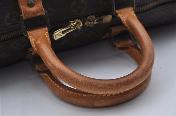 Auth Louis Vuitton Monogram Keepall Bandouliere 45 Boston Bag M41418 LV 7641D