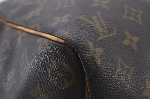 Auth Louis Vuitton Monogram Keepall Bandouliere 45 Boston Bag M41418 LV 7641D