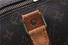Auth Louis Vuitton Monogram Keepall Bandouliere 45 Boston Bag M41418 LV 7641D