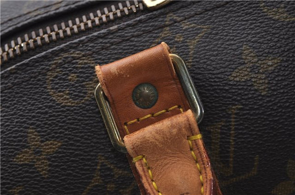 Auth Louis Vuitton Monogram Keepall Bandouliere 45 Boston Bag M41418 LV 7641D